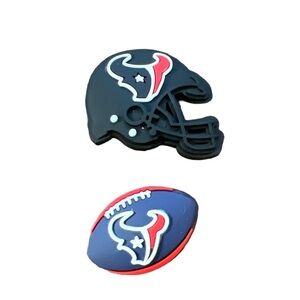 Houston Texans Football Croc Charms